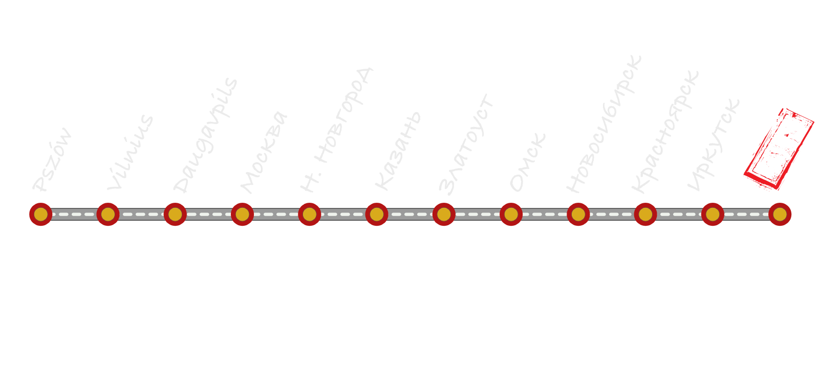 Mapa drogi do Bajkału - 110km
